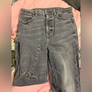 Black denim American Eagle jeans